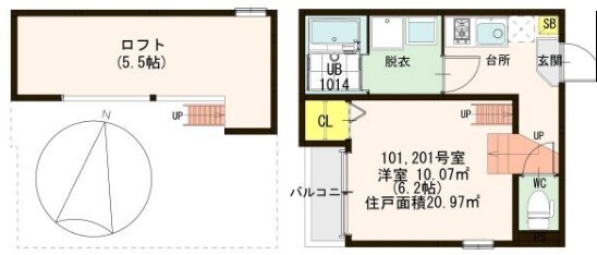 ライトブレスの物件間取画像