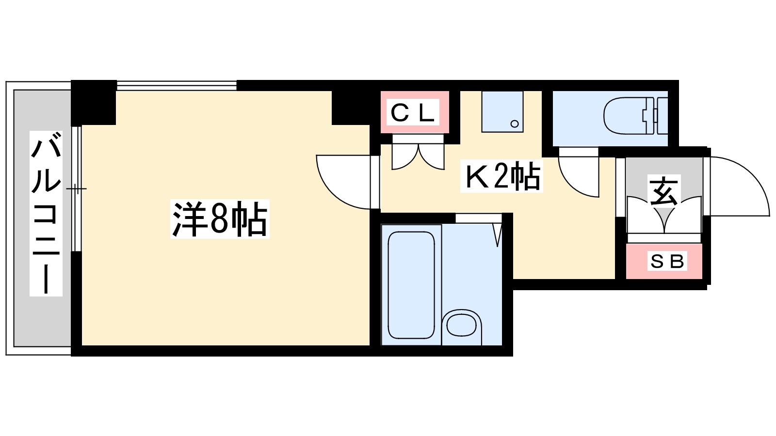 飾磨駅 徒歩5分 3階の物件間取画像
