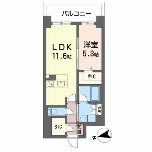 山陽姫路駅 徒歩9分 3階の物件間取画像