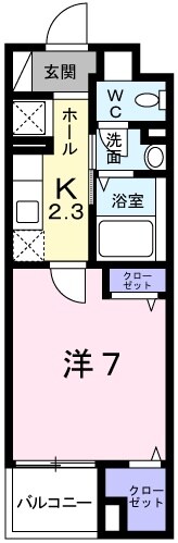京口駅 徒歩9分 3階の物件間取画像