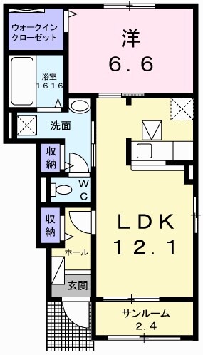 播磨高岡駅 徒歩49分 1階の物件間取画像