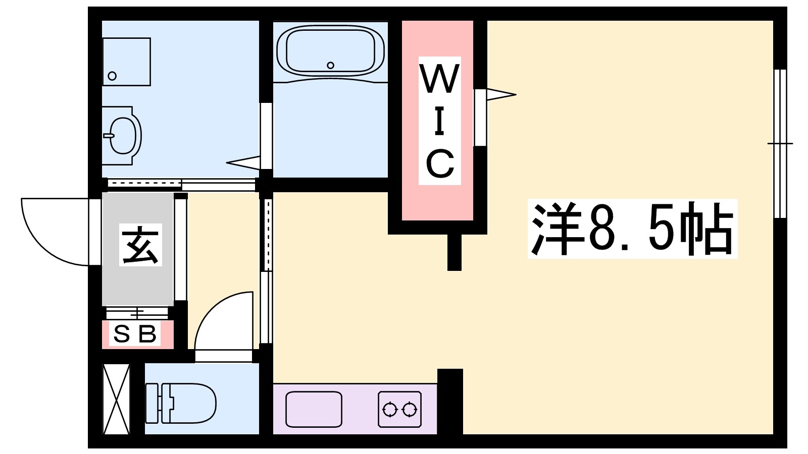 野里駅 徒歩27分 2階の物件間取画像