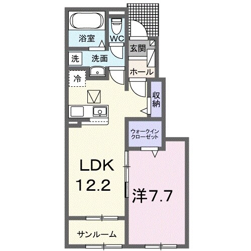 本竜野駅 徒歩14分 1階の物件間取画像