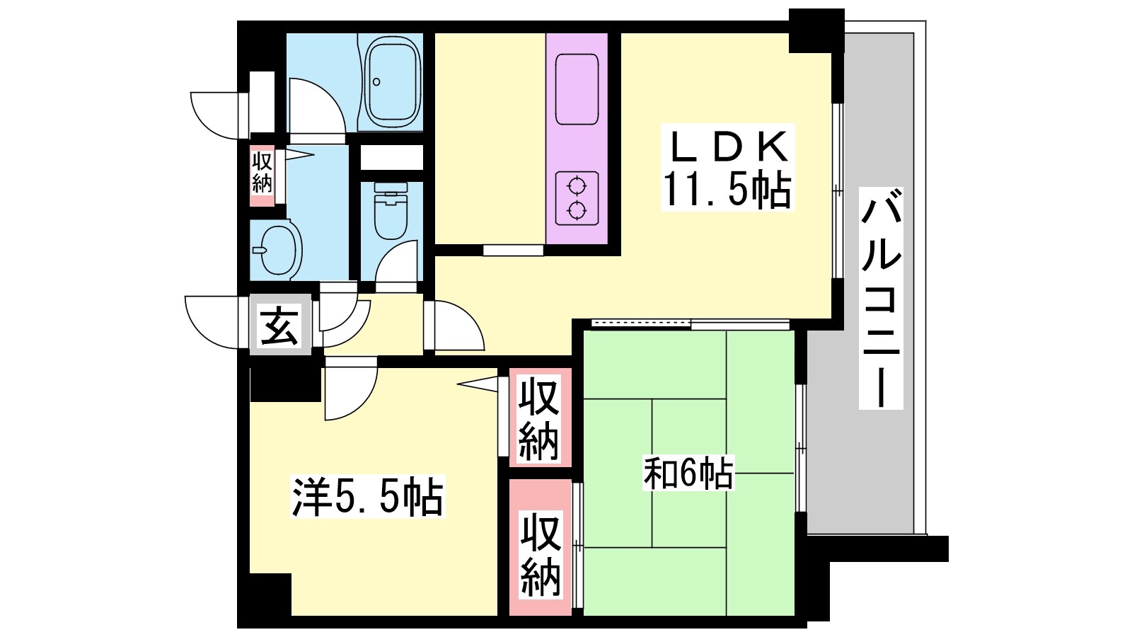 ベルアーバニティ加古川Ⅰの物件間取画像