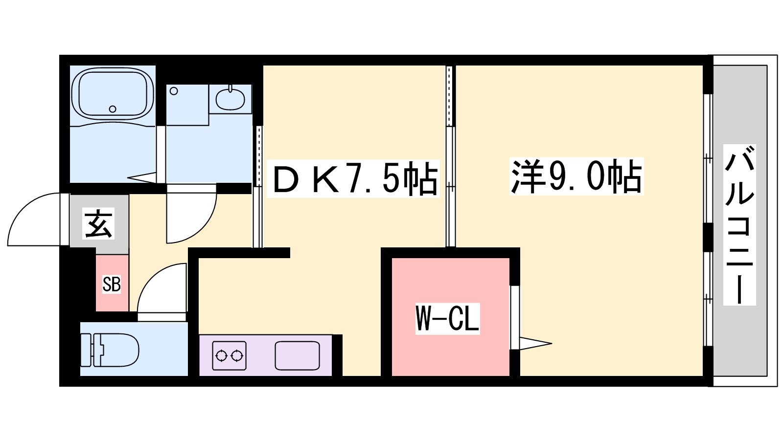 亀山駅 徒歩5分 3階の物件間取画像