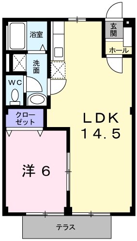 グリーンハイツ三木の物件間取画像