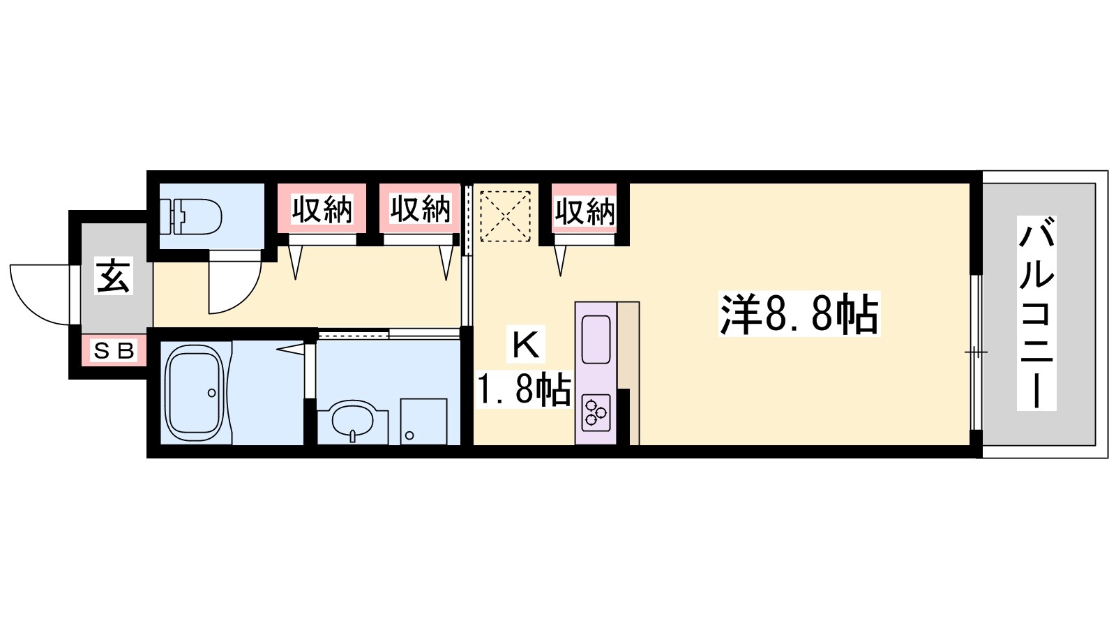 亀山駅 徒歩15分 2階の物件間取画像