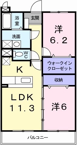 リバーサイドブライトの物件間取画像