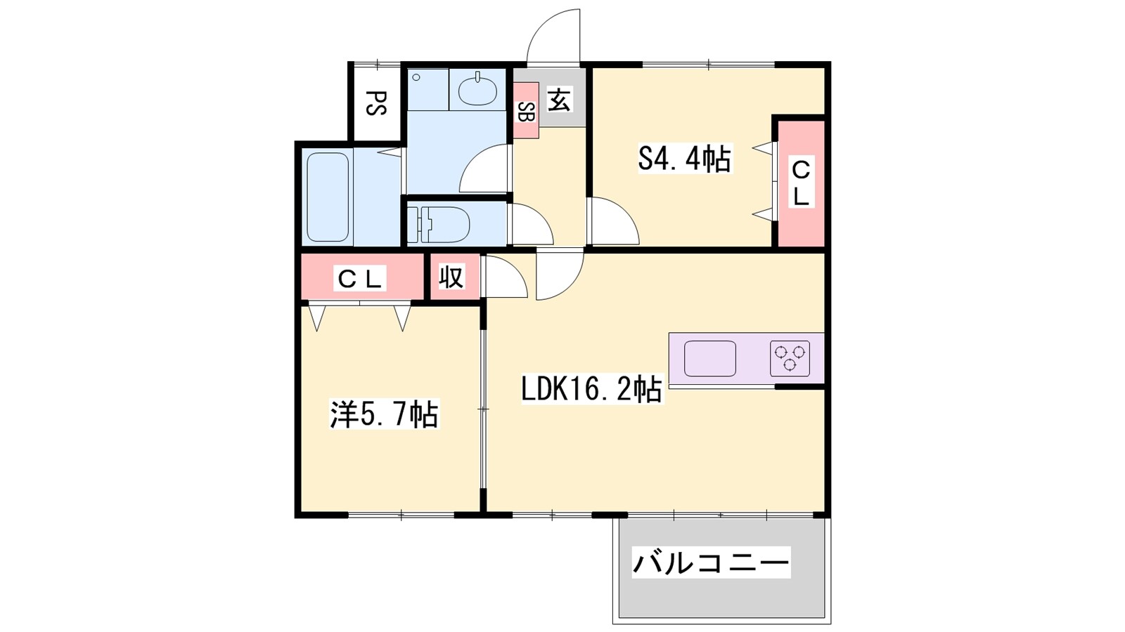 MISTRAL姫路駅前Ⅲの物件間取画像