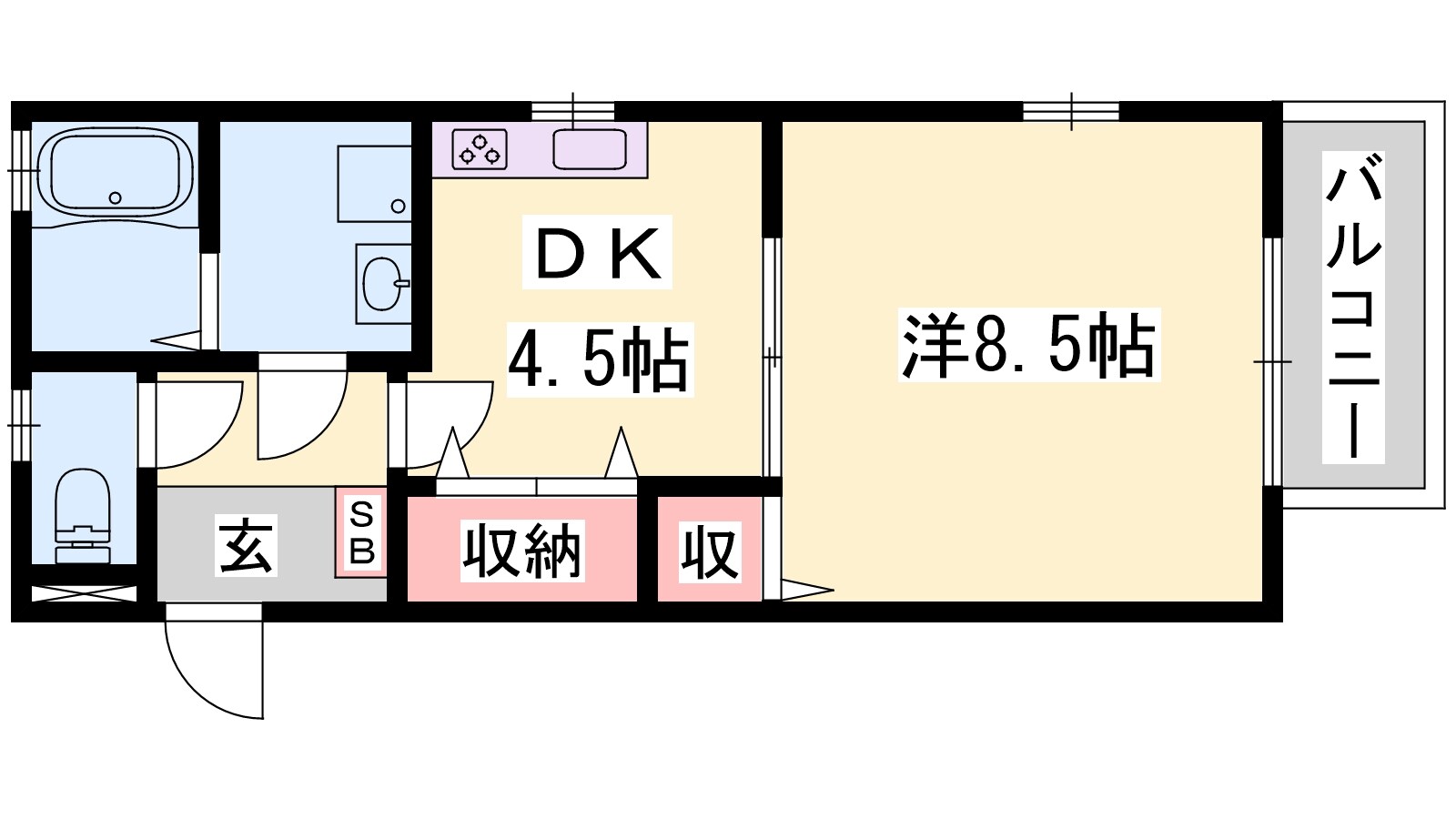 セリバテール荒川の物件間取画像