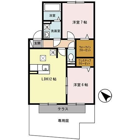 ティーダ御立　C棟の物件間取画像