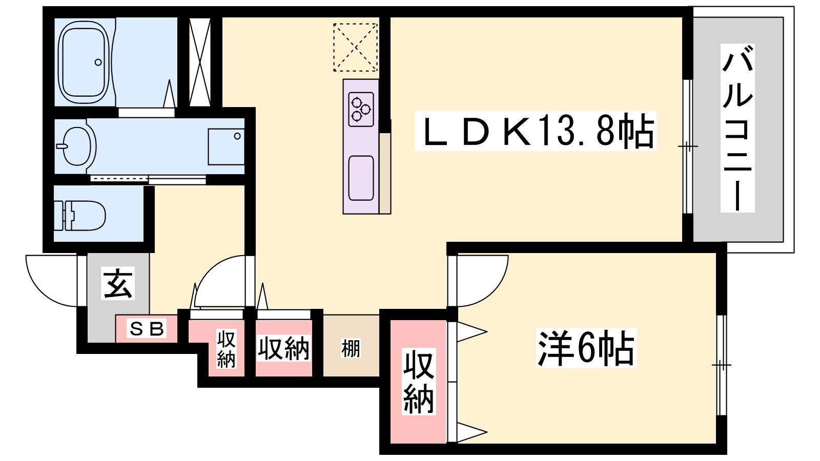 播磨高岡駅 徒歩42分 1階の物件間取画像