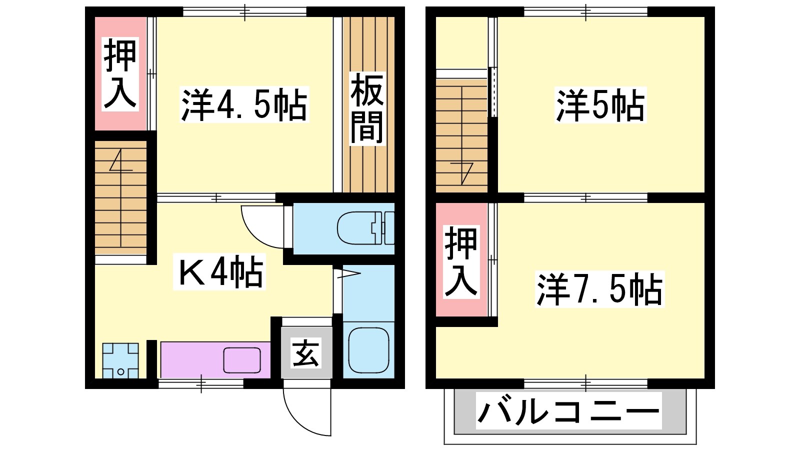 本竜野駅 徒歩9分 1階の物件間取画像