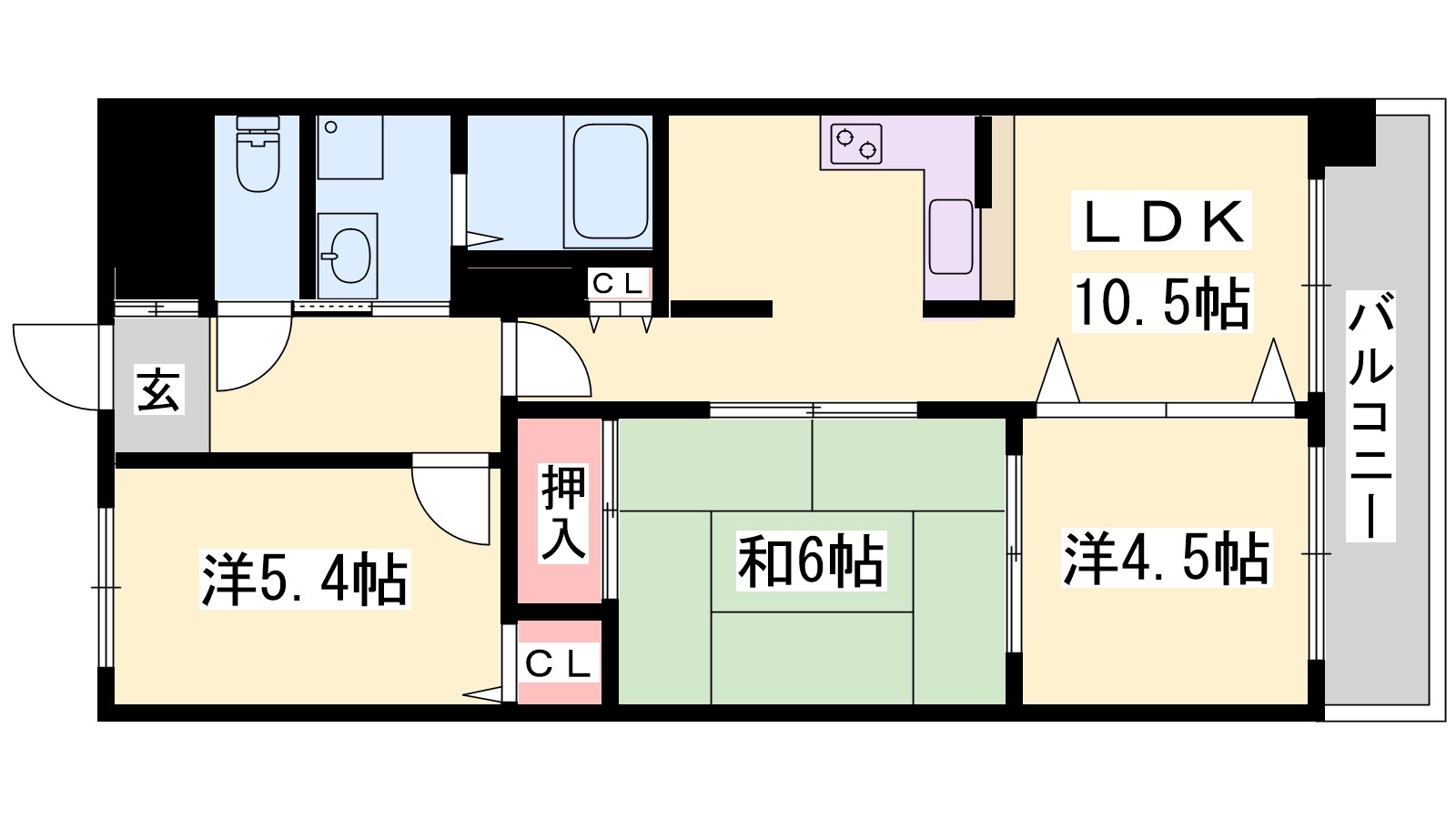 亀山駅 徒歩9分 2階の物件間取画像