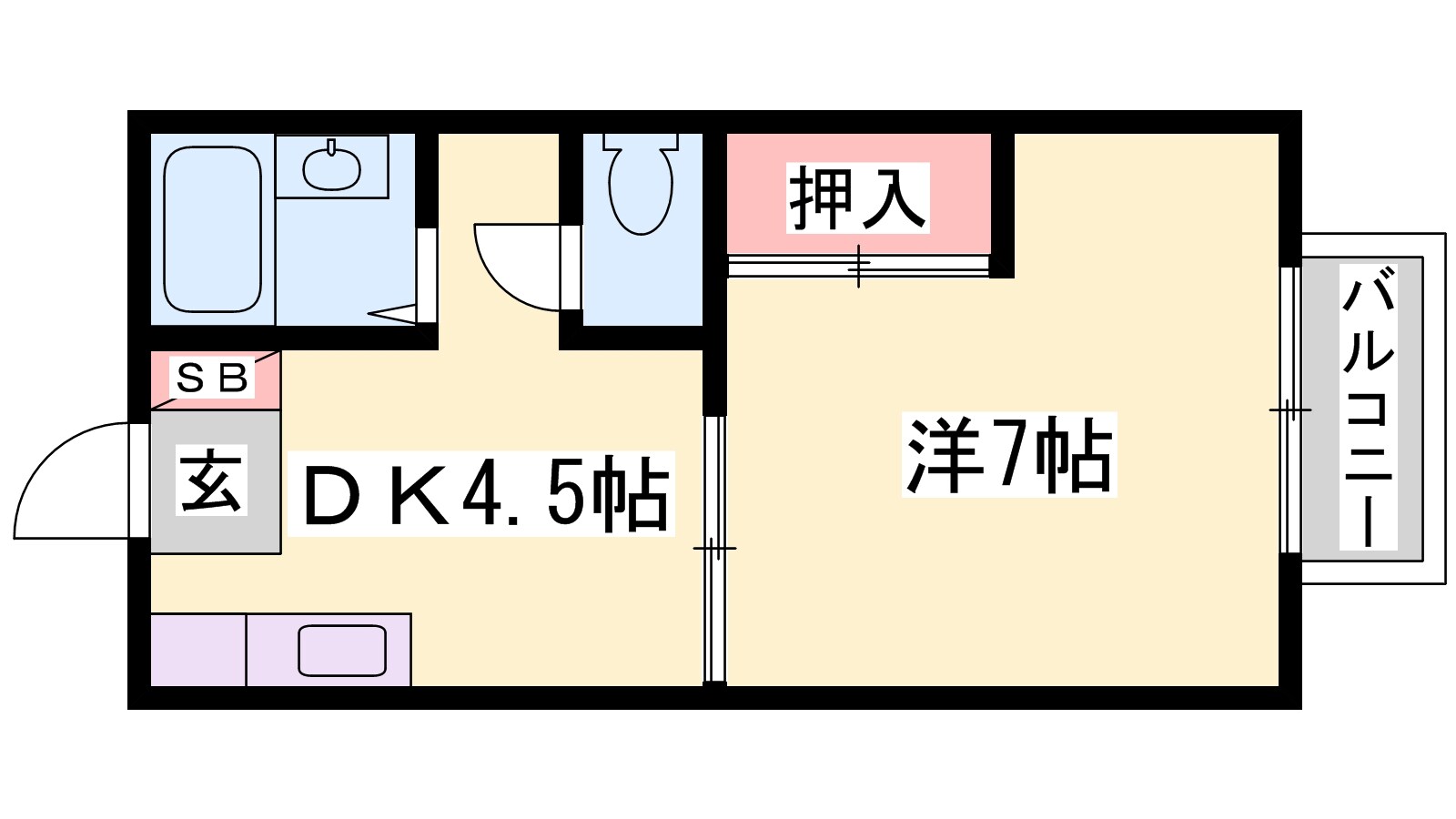 山陽姫路駅 徒歩29分 1階の物件間取画像