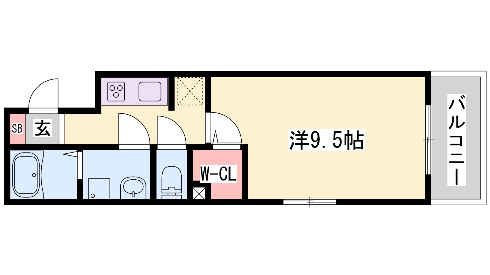 福崎駅 徒歩3分 3階の物件間取画像