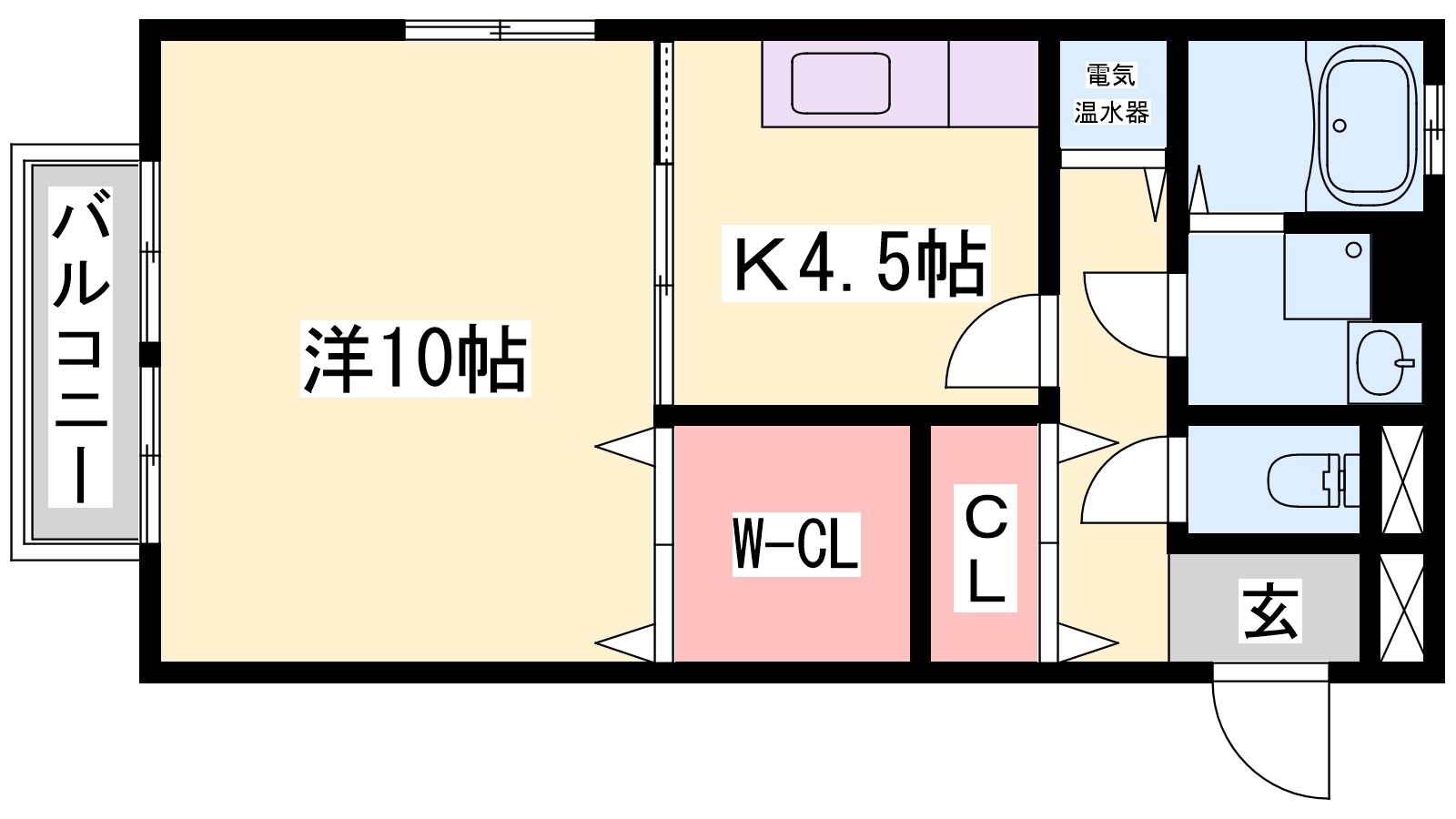 西飾磨駅 徒歩8分 2階の物件間取画像