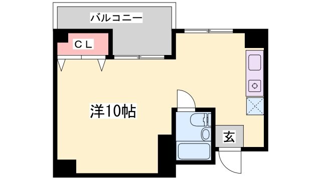 山陽姫路駅 徒歩5分 7階の物件間取画像