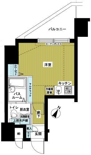 トーシンフェニックス初台弐番館の物件間取画像