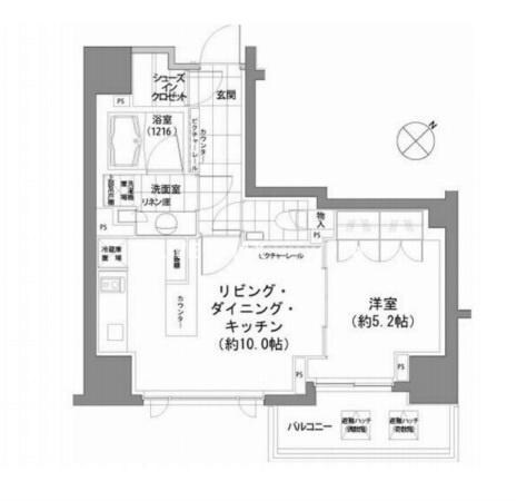 渋谷駅 徒歩3分 5階の物件間取画像