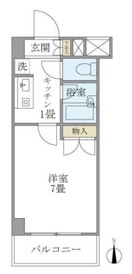 ポプラハウスの物件間取画像