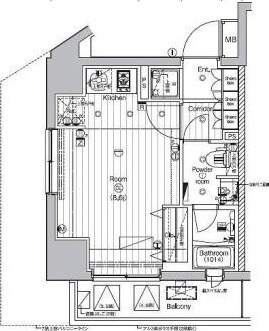 PREMIUMCUBE代々木上原の物件間取画像