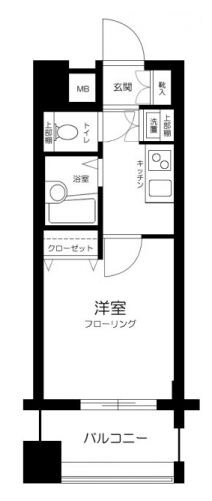 新大塚駅 徒歩5分 5階の物件間取画像
