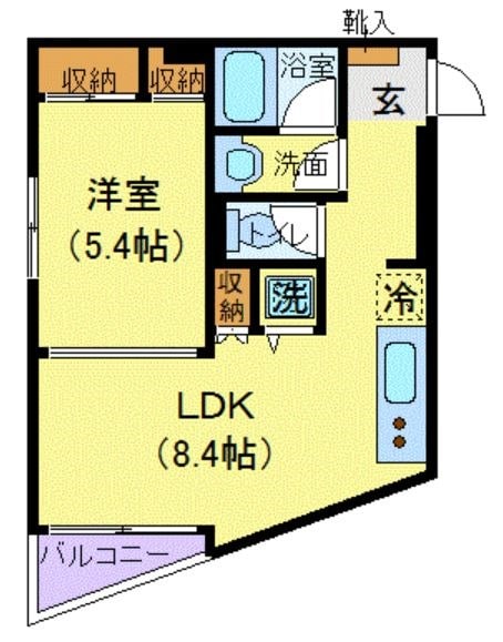 五本木アパートメンツの物件間取画像