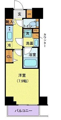 BPRレジデンス大山の物件間取画像