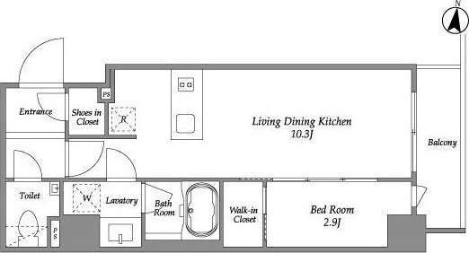 IPSE代々木上原の物件間取画像