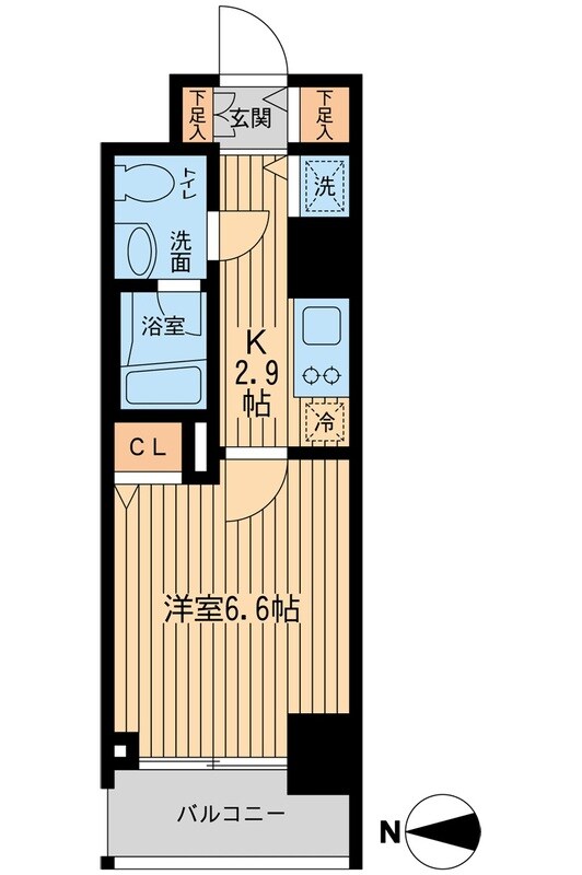 ウィルテラス千歳烏山の物件間取画像