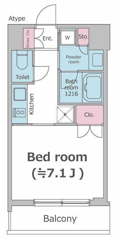 パークフラッツ渋谷代官山の物件間取画像