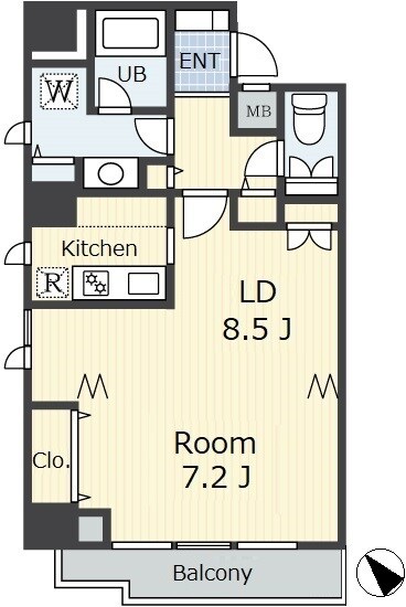 白金アネックスの物件間取画像