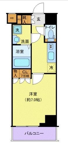 クレヴィスタ亀戸Ⅱの物件間取画像