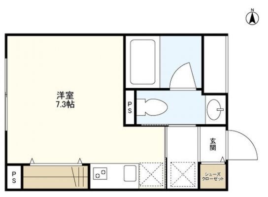 グリーンロード中目黒の物件間取画像