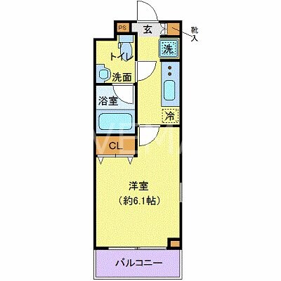 下丸子駅 徒歩4分 2階の物件間取画像