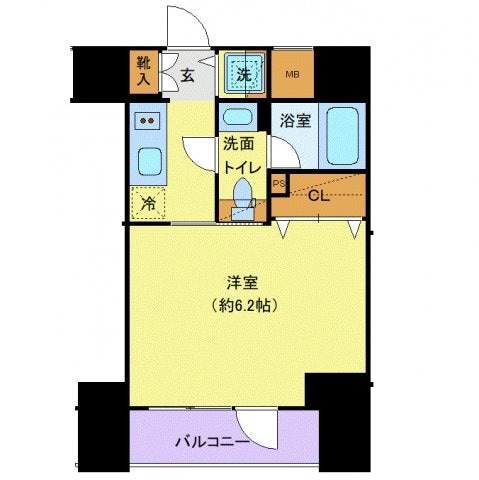 シーフォルム大森の物件間取画像