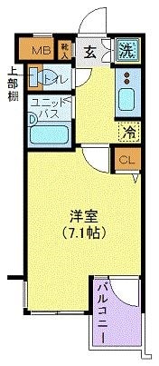 春日駅 徒歩7分 6階の物件間取画像