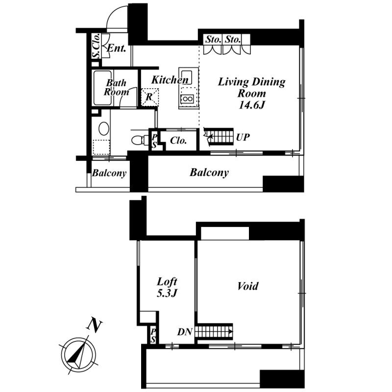 プレミアブラン代々木公園の物件間取画像