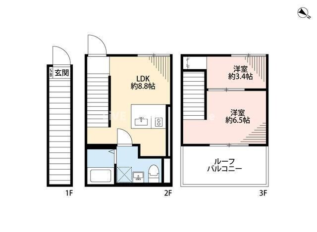 ルミドゥース目黒の物件間取画像