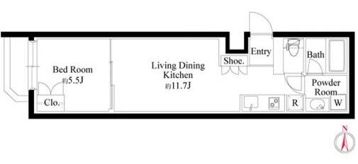 グランパセオ代々木上原Ⅱの物件間取画像
