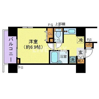 トーシンフェニックス南麻布の物件間取画像