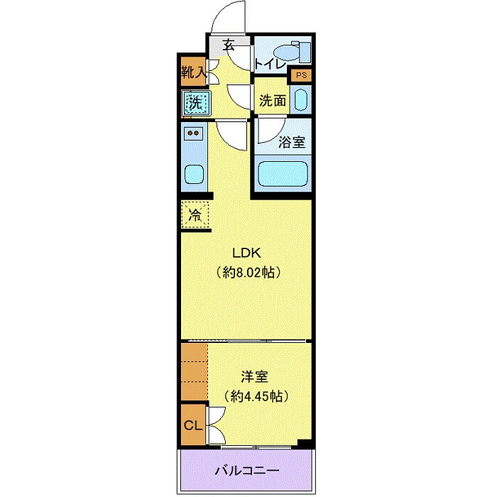 オープンブルーム渋谷本町の物件間取画像