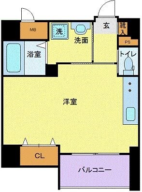 エルミスタ三の丸の物件間取画像