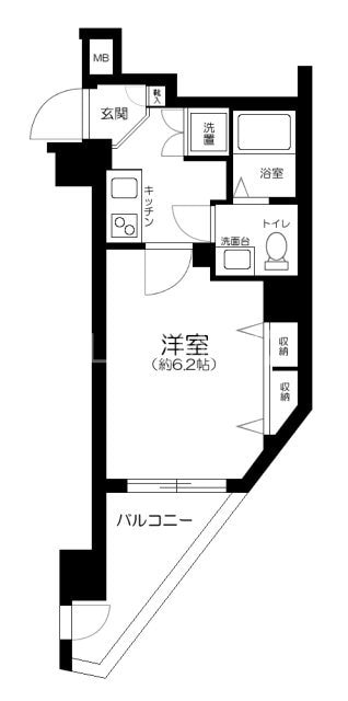 ステージファースト三軒茶屋アジールコートⅡの物件間取画像