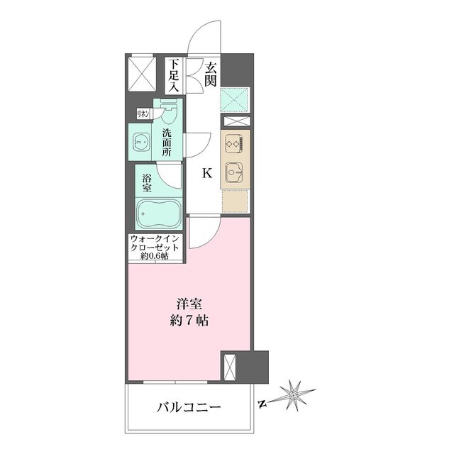 江戸川橋駅 徒歩7分 5階の物件間取画像