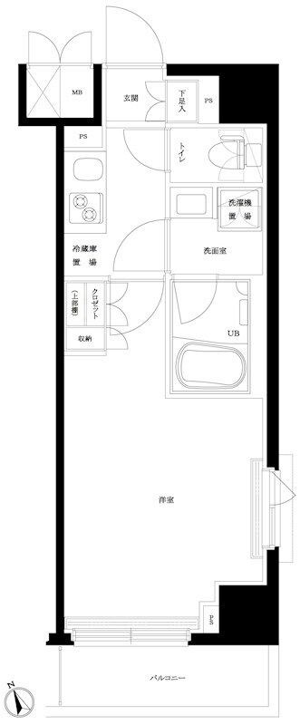 ときわ台駅 徒歩8分 3階の物件間取画像