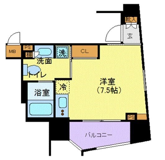 メイクスデザイン南青山の物件間取画像