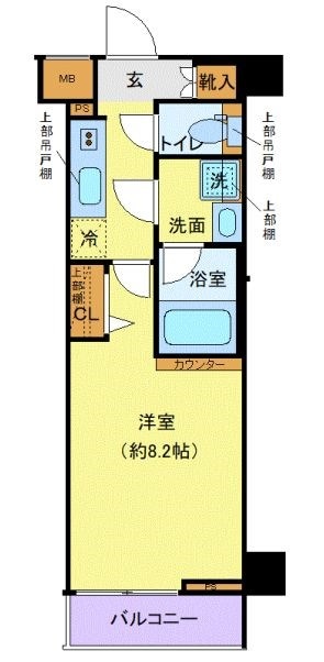 高田馬場駅 徒歩9分 3階の物件間取画像