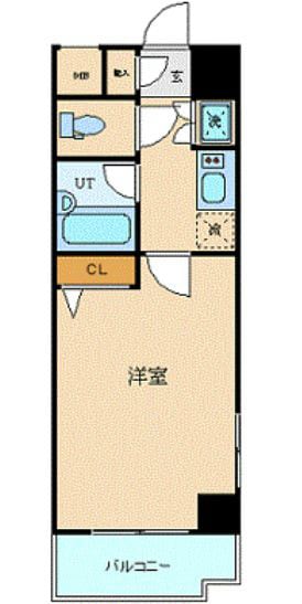 スカイコート森下の物件間取画像